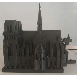 Cathédrale Notre-Dame de Paris miniature 20 cm | Reproduction 3D