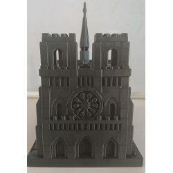 Cathédrale Notre-Dame de Paris miniature 20 cm | Reproduction 3D