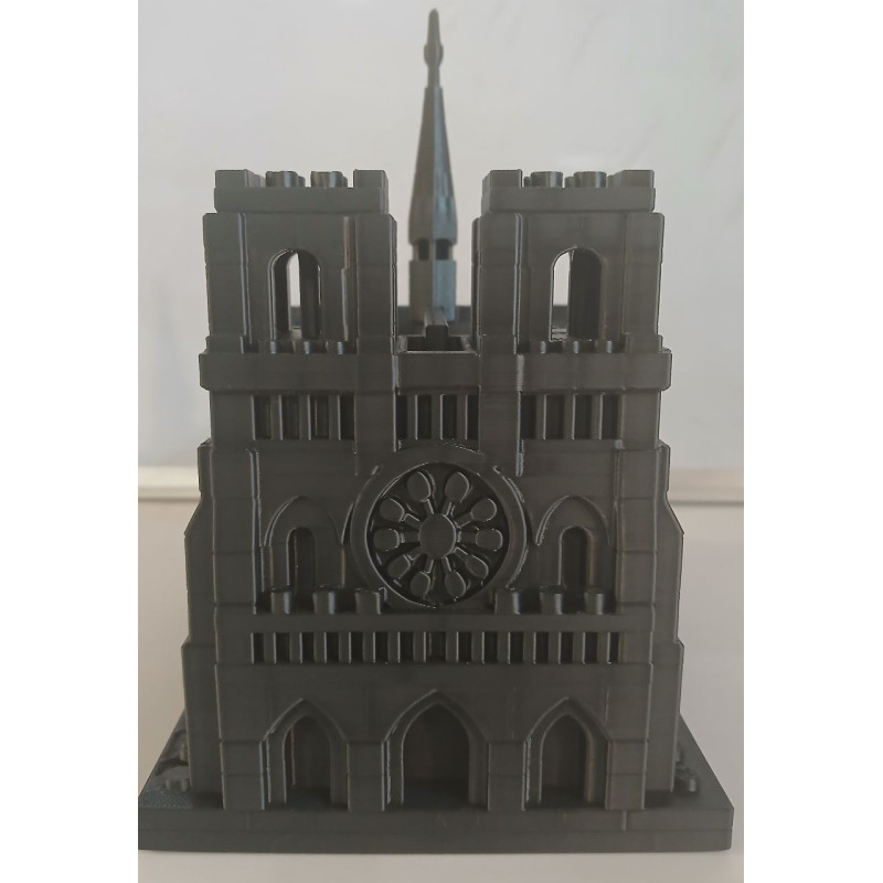 Cathédrale Notre-Dame de Paris miniature 20 cm | Reproduction 3D