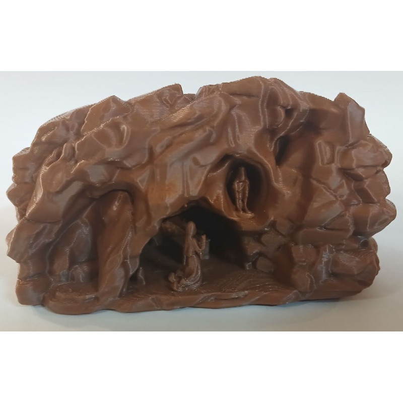 Grotte miniature de Lourdes 10 cm | Vierge Marie et Bernadette
