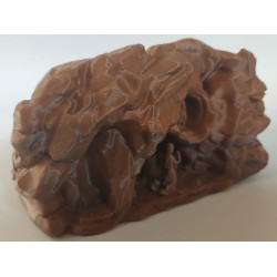Grotte miniature de Lourdes 10 cm | Vierge Marie et Bernadette