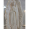 Vierge de Lourdes 24 cm avec chapelet | Statue religieuse