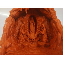 Grande reproduction 3D de la Grotte de Lourdes | Statue Notre-Dame