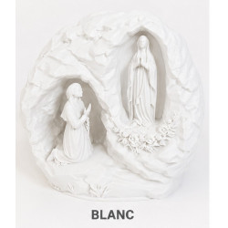 Grotte de Lourdes 19 cm | Vierge Marie et Sainte Bernadette